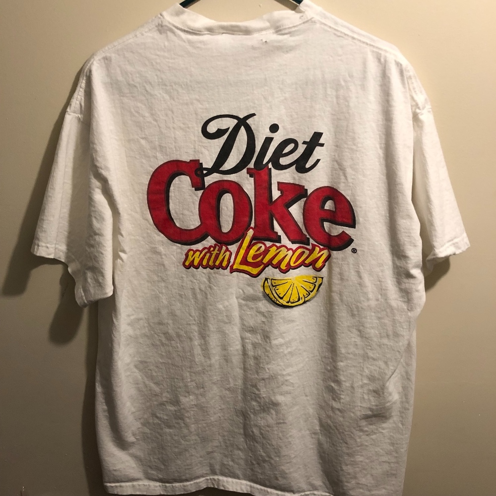 Vintage Diet Coke Lemon Coca Cola Extra Large Rare